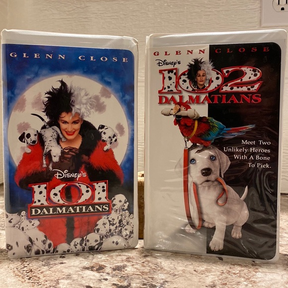 Like New - Disney’s 101 Dalmatians & 102 Dalmatians VHS